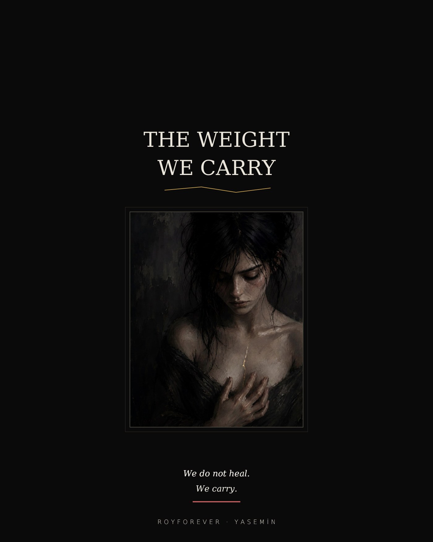 The Weight We Carry book cover